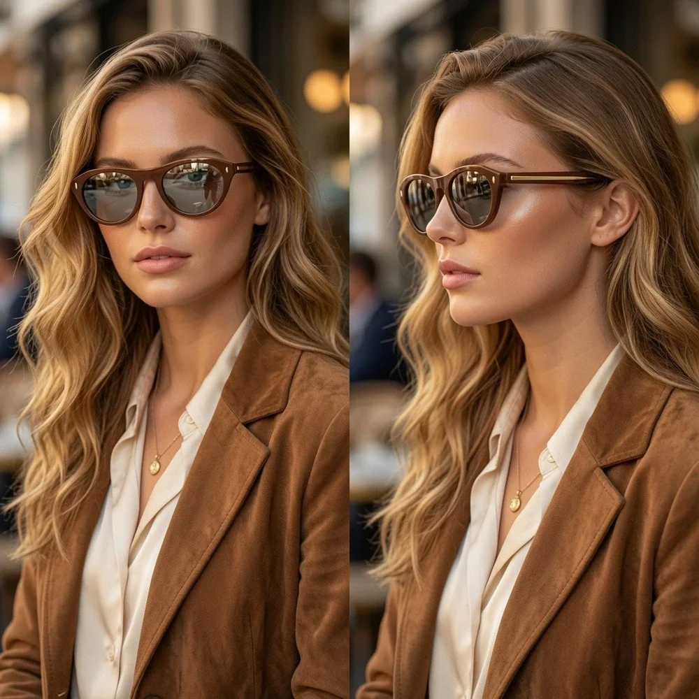 Fashion Sunglasses For Women Eyewear Retro Classy Streetwear Driving Shades‎ New